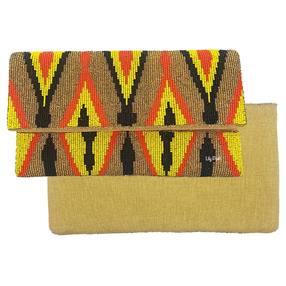 Beaded Crossbody Clutch Bag - Picture 2 of 6